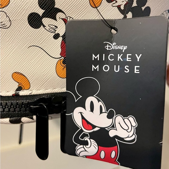 Bioworld Disney Mickey Mouse Print Small Adjustable Backpack - Picture 3 of 5
